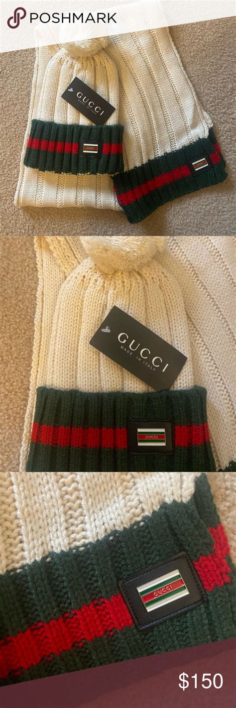 gucci winter caps|Gucci winter hats and scarves.